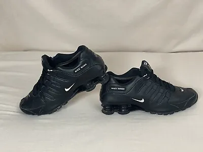 Nike Shox NZ Triple Black 501524-091 Men's Running 2016 Size 7.5 • $135