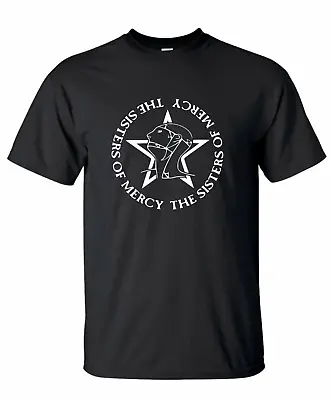 The Sisters Of Mercy Logo T-Shirt Rock Goth Post Punk Free UK Delivery Black • £12.99