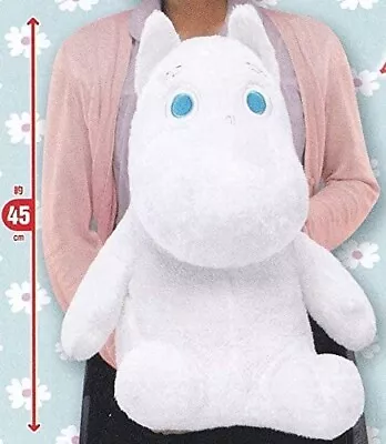 Moomin Big Fluffy Plush Doll Stuffed Toy 45cm TAITO Anime From Japan • $84.17