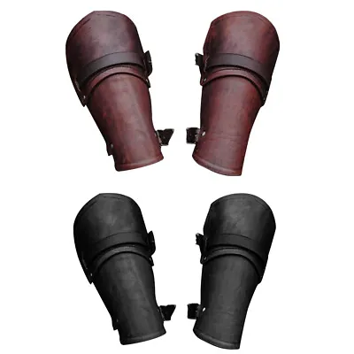 Unisex Faux Leather Armband Medieval Bracer Gauntlet Armband Arm Guard • £9.99