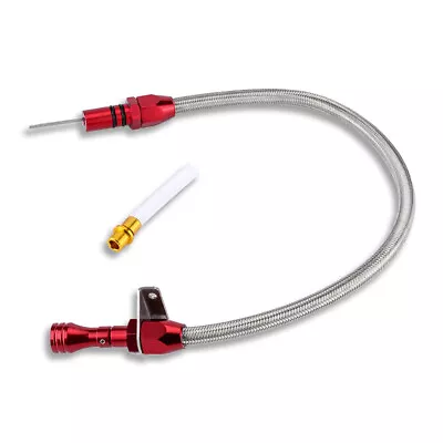 For Chevy GM Flexible Stainless Transmission Dipstick 700 R4 Tranny SBC BBC Red • $25.99