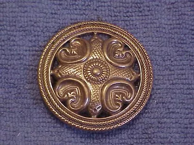 Kalevala Koru KK Vintage Bronze Brooch Finland Nordic Estate Jewelry Good Shape • $14.99
