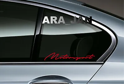 Motorsport Decal Sport Sticker Car Logo Window Emblem Racing Auto Performance  • $15.26