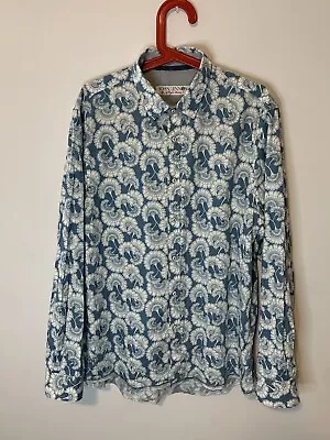 John Lennon By English Laundry Men’s Floral Button Up Long-sleeve Shirt Size XL • $26.34
