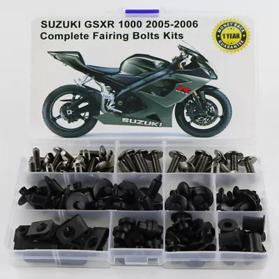 Fit For Suzuki GSXR1000 2005 2006 2005 Steel Complete Fairing Bolts Titanium • $27.18