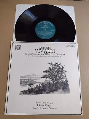 PIERO TOSO Vivaldi: The Four Seasons LP Musical Heritage Society MHS 4920L NM • $8