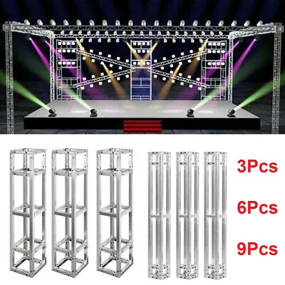 3PCS Lighting Stand LED Light Rig Trussing Segment Kit Backdrop Stage Truss • £99.91