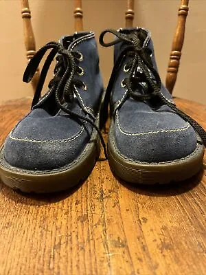 Doc Martens Vintage Blue Suede Boots Mens 6/Women’s 8 • $45