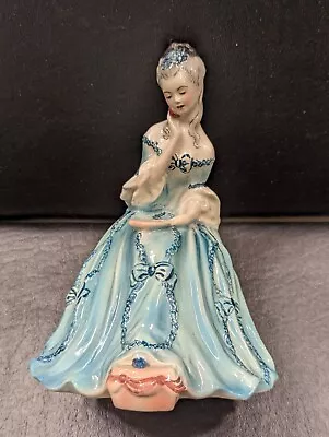 $59 • Buy Goldscheider Everlast Corp. 18th Century Design Female With Mirror Figurine
