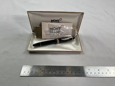 NOS Montblanc Meisterstuck 144 14k Fine Nib Fountain Pen • $399.99