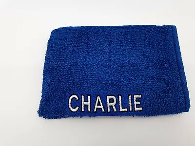 £3.99 • Buy Personalised Embroidered Towel Gift Name Hand Bath Sheet Face Cloth