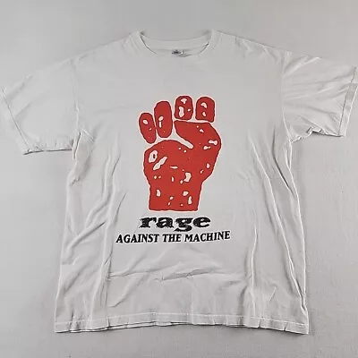 Rage Against The Machine 1990s VTG Tour T Shirt 90s Raised Fist Molotov Cocktail • $199.99