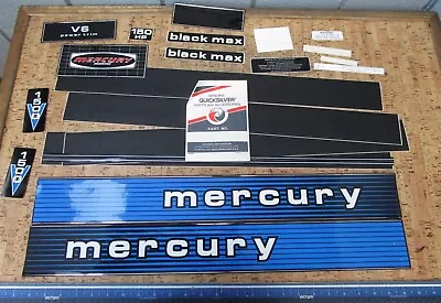 *NEW OEM* Mercury Quicksilver 150HP Vintage Decal Set • $74.99