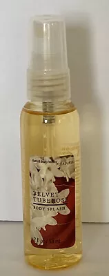 Bath Body Works Velvet Tuberose Body Splash Fragrance Mist 2oz Rare HTF FREE SH • $34.95