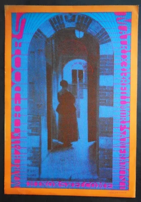 $239 • Buy Original Concert Poster-neon Rose # 10-the Doors-march 7 Thru 11,1967_the Matrix