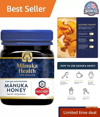 UMF 13+/MGO 400+ Manuka Honey - Authentic Raw Honey From New Zealand - 8.8oz • $110.96