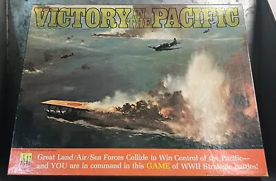 Avalon Hill Board Game Victory In The Pacific 1977 Punched Believed Complete Ex • $59.95