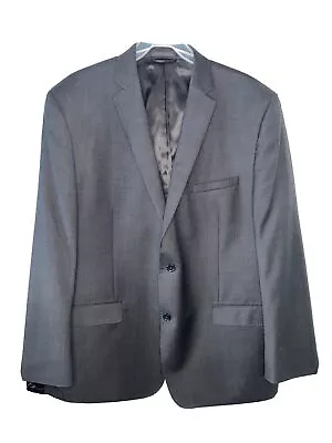 JOSEPH ABBOUD Blazer Black Jacket 100% Wool Sport Coat 46 Regular Professional • $30