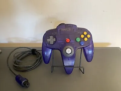 Nintendo 64 Funtastic Grape Purple Controller N64 Original W/ New Stick • $49.99