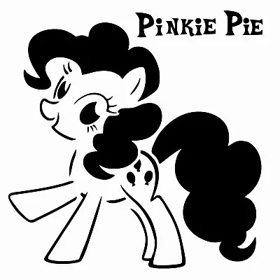 Pinkie Pie My Little Pony Friendship Is Magic Design Vinyl Home Wall Decal 20x20 • $18.99