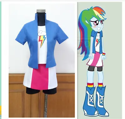 Rainbow Dash Cosplay Costume Customizable • $19.63