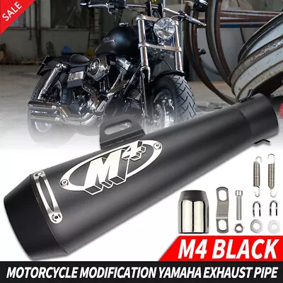 Motorcycle Exhaust Muffler Pipe DB Killer Slip On M4 Exhaust For GSXR 750 YZF R6 • $35.95