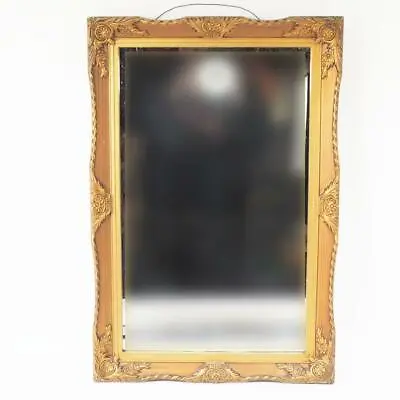 £163.62 • Buy Vintage Mirror Ornate Gold Hollywood Regency