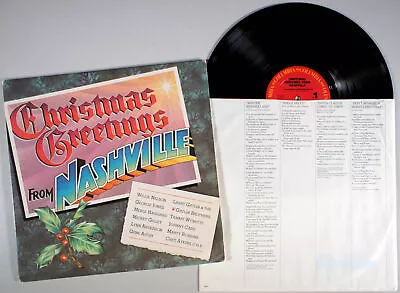 Christmas Greetings From Nashville (1984) Vinyl LP • Country Willie Nelson • $19.99