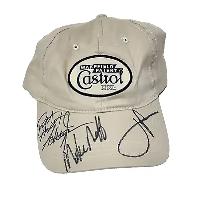 John Force Ashley Force Hood Robert Hight Mike Neff Autographed Castrol Hat • $71.99