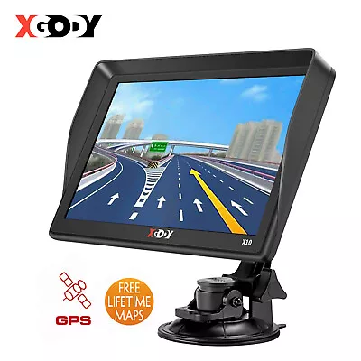 XGODY 9'' HD Bluetooth GPS Navigation Car Navigator With Sunshade & Free AU Maps • $130.99