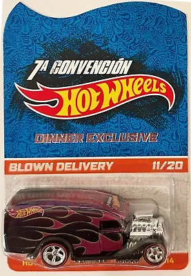 BLOWN DELIVERY Hot Wheels 2014 Mexico Convention Dinner Exclusive 11/20 RARE! • $444.44