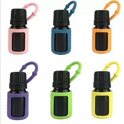 Silicone 5ml Roller Bottle Holder Sleeve Essential Oil Carrying • $6.62