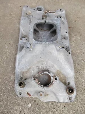 Vintage Weiand SBC Chevy Aluminum Intake Manifold 7345 Hi Rise • $119.99