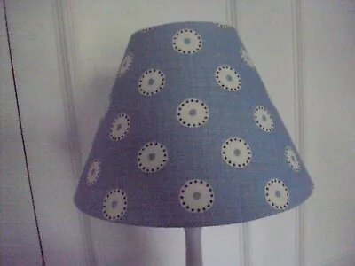 **handmade Lampshade Vanessa Arbuthnott Pretty Maids Powder Blue** Country Chic • £37