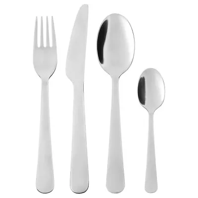 IKEA DRAGON 24-piece Cutlery Set Stainless Steel To Serve 6 Persons • £31.60