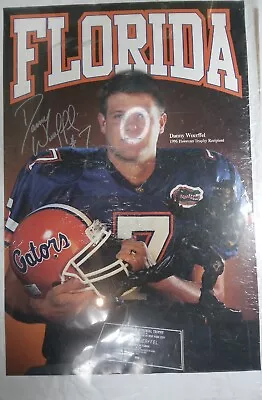 GREAT Vintage Florida Gators Danny Wuerffel Heisman Trophy Winner Poster Rare UF • $15