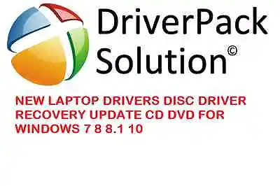 £2.89 • Buy New Laptop Drivers Disc Driver Recovery Update Cd Dvd For Windows 7 8 8.1 10