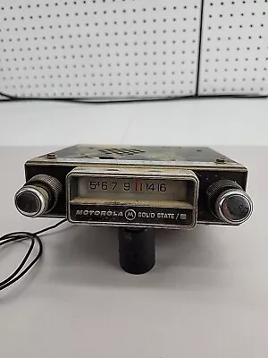 Vintage Motorola AM Car Radio Stereo Solid State Head Unit Knob UNTESTED Classic • $9.99