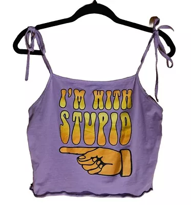 I'm With Stupid Tank Top XLG • £11.58