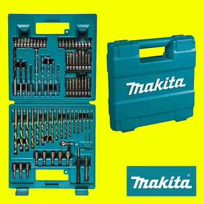 Makita B-49373 75 Piece Screwdriver & Drill Bit Set - Masonry HSS Wood Drills • £29.99