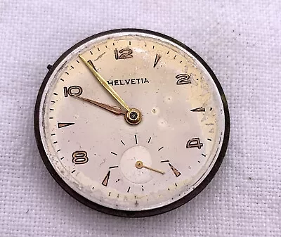 Helvetia Machine Cyma Hand Manual 293 Mm Doesn'T Works For Parts Watch Vintage • $143.50