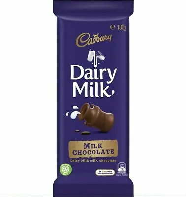 Cadbury Dairy Milk Chocolate 180g • $15