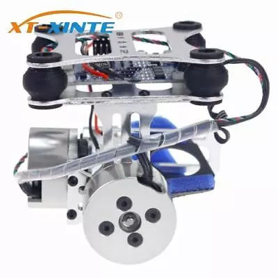 CNC Aluminum 2-axis Gimbal Camera Mount PTZ Steady W/ Brushless Motor Controller • $46.16