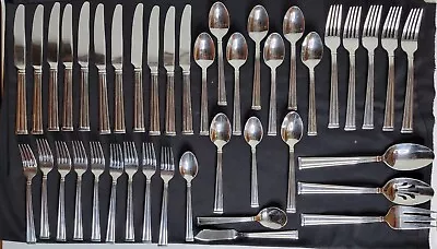 Set Of 40 Vintage Lenox Lanford Flatware - Stainless Silverware Pieces • $141