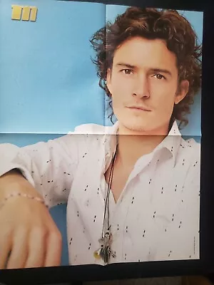 Giant Magazine Poster~ Orlando Bloom & Mary-kate & Ashley Olsen Oop Rare • $10.99