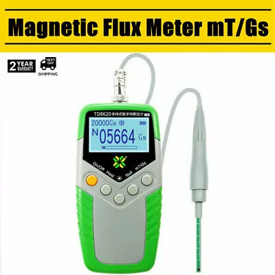 $78.85 • Buy Tesla Gauss Meter Magnetometer Surface Magnetic Field Tester Radial Hall Probe