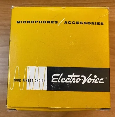 Vintage 1950 Electro-Voice 805 Contact Microphone HI-Z In Box • $65