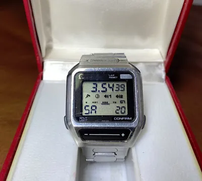 Vintage OMEGA Sensor Quartz Digital Chronograph Watch • $1500