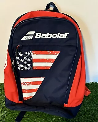 Babolat Backpack Red White Blue Stars And Stripes Bag Used • $35