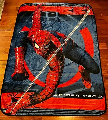 Spider-Man 62  X 88  Twin Size Throw Blanket By The Northwest Company ~ Vintage • $17.99